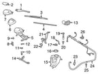 Mercedes-Benz W124 Windschutzscheibe Wischer Motor Dichtung – A1248240098 – Ansicht 4