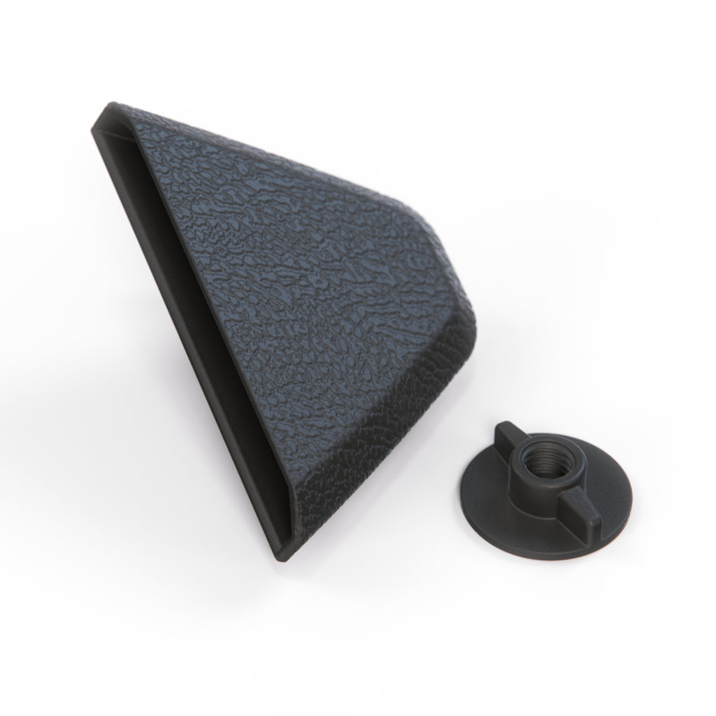 BMW E28 E30 Mittel hinten Sicherheitsgurt Halter Clip Halter Schwarz – Ansicht 2