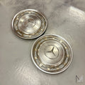 Mercedes-Benz Radkappen Paar 14 Zoll Edelstahl blank A1154010324 W123