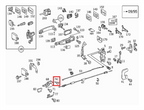 Mercedes-Benz Verriegelungsmechanismus Knopf Schwarz R129 – A1297660078 – Ansicht 4