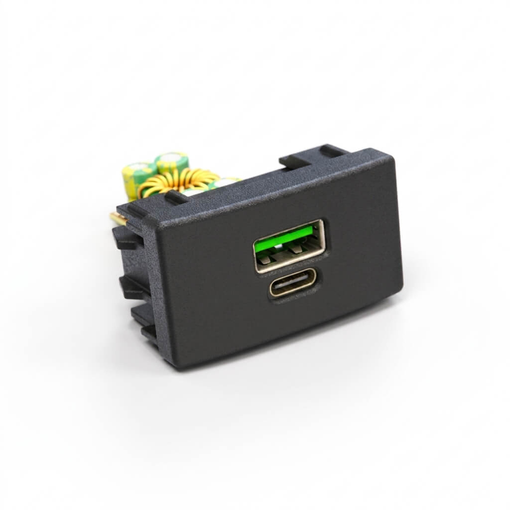 Audi Schalterblende mit USB-Ladegerät Mittelkonsole A8 S8 D2 NEU – Ansicht 2