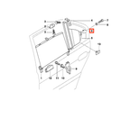 BMW Haken Sonnenrollo Dreiecksfenster 2er-Satz E38 iL E39 NEU – Ansicht 4