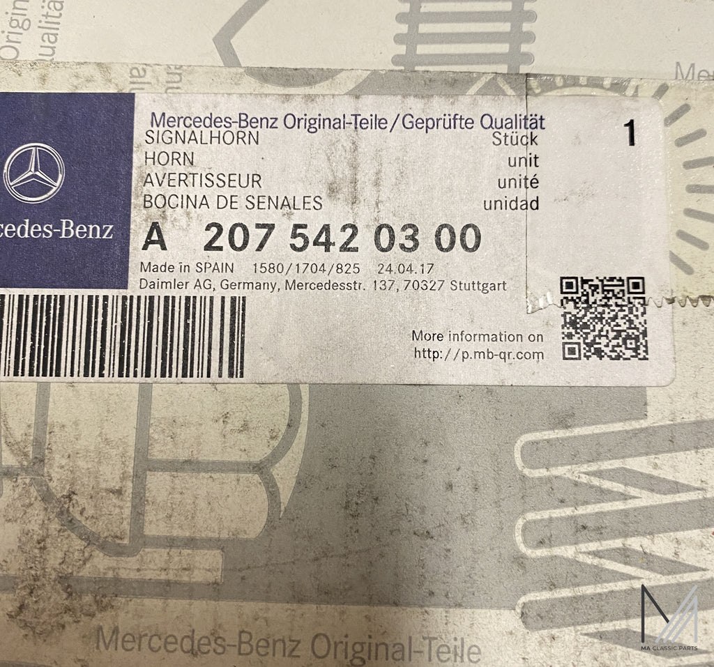 Mercedes-Benz W207 Signalhorn A2075420300 NOS – Ansicht 2
