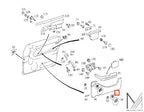 Mercedes-Benz W140 C140 Abdeckung Lautsprecher Tür (klein) – A1407270188 – Ansicht 5