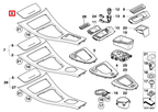 BMW Doppel-Becherhalter Aschenbecher-Ersatz E90 E91 E92 E93 NEU – Ansicht 4