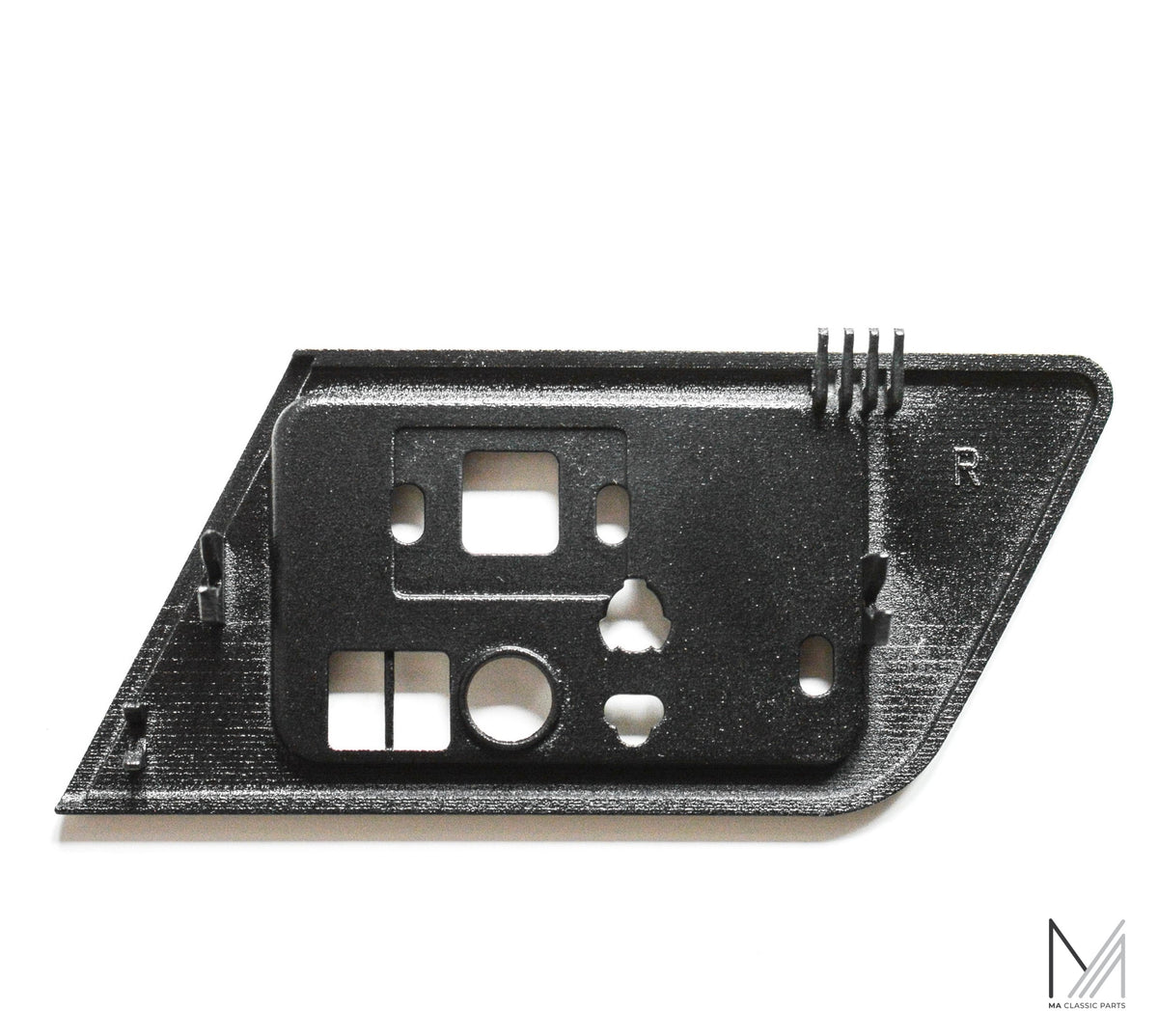 Mercedes-Benz W124 Sitzschalterabdeckung Verstellung Memory 3D-Print – Ansicht 3
