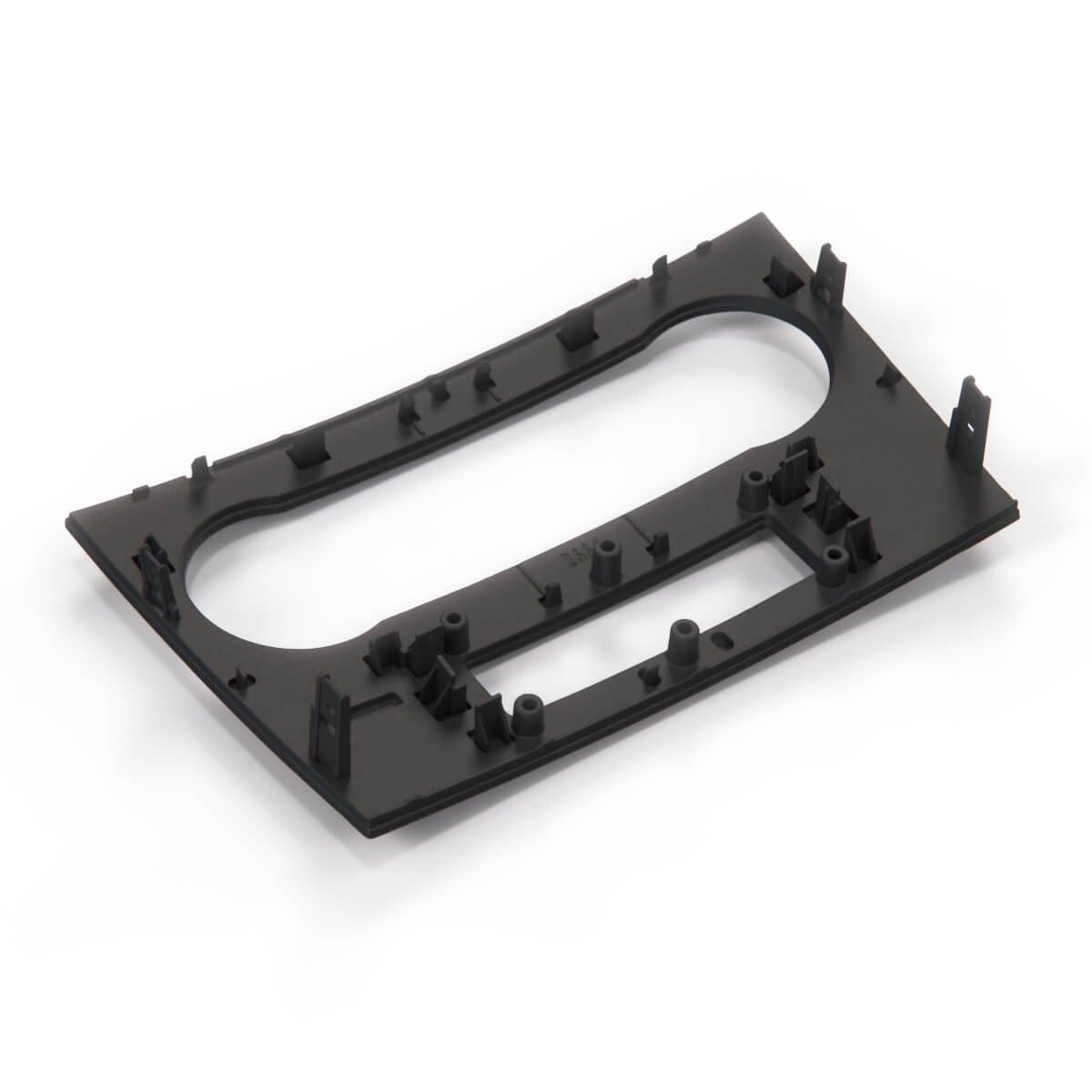 Mercedes-Benz Mittelkonsole Rahmenblende schwarz W169 – A1696803239 – Ansicht 3
