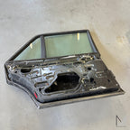 Mercedes-Benz W126 Tür hinten links Limousine anthrazit mit Scheiben – Ansicht 4