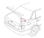 Audi Spoiler-Halter 2er-Satz 80 Competition DTM Grundiert – Ansicht 4