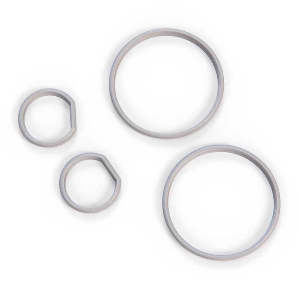 BMW E32 E34 Kombiinstrument Armaturenbrett Zifferblatt Instrument Ringe Set – Ansicht 5