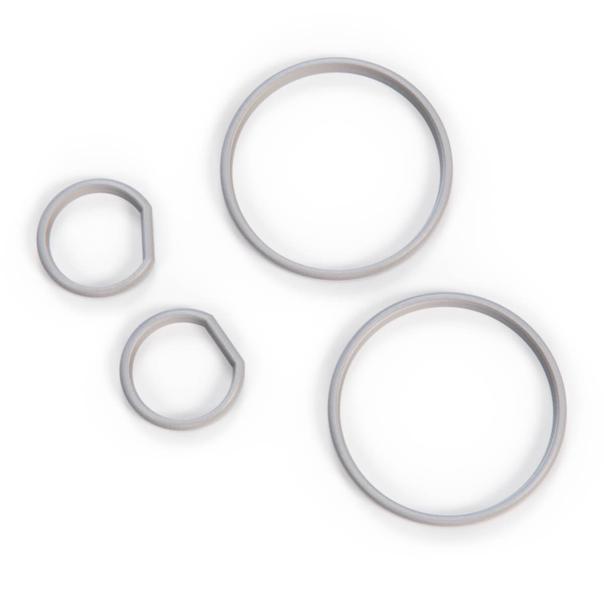 BMW E32 E34 Kombiinstrument Armaturenbrett Zifferblatt Instrument Ringe Set – Ansicht 5