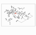 Mercedes-Benz Zündschloss-Ringabdeckung 2er-Satz W116 – A1156890080 – Ansicht 3