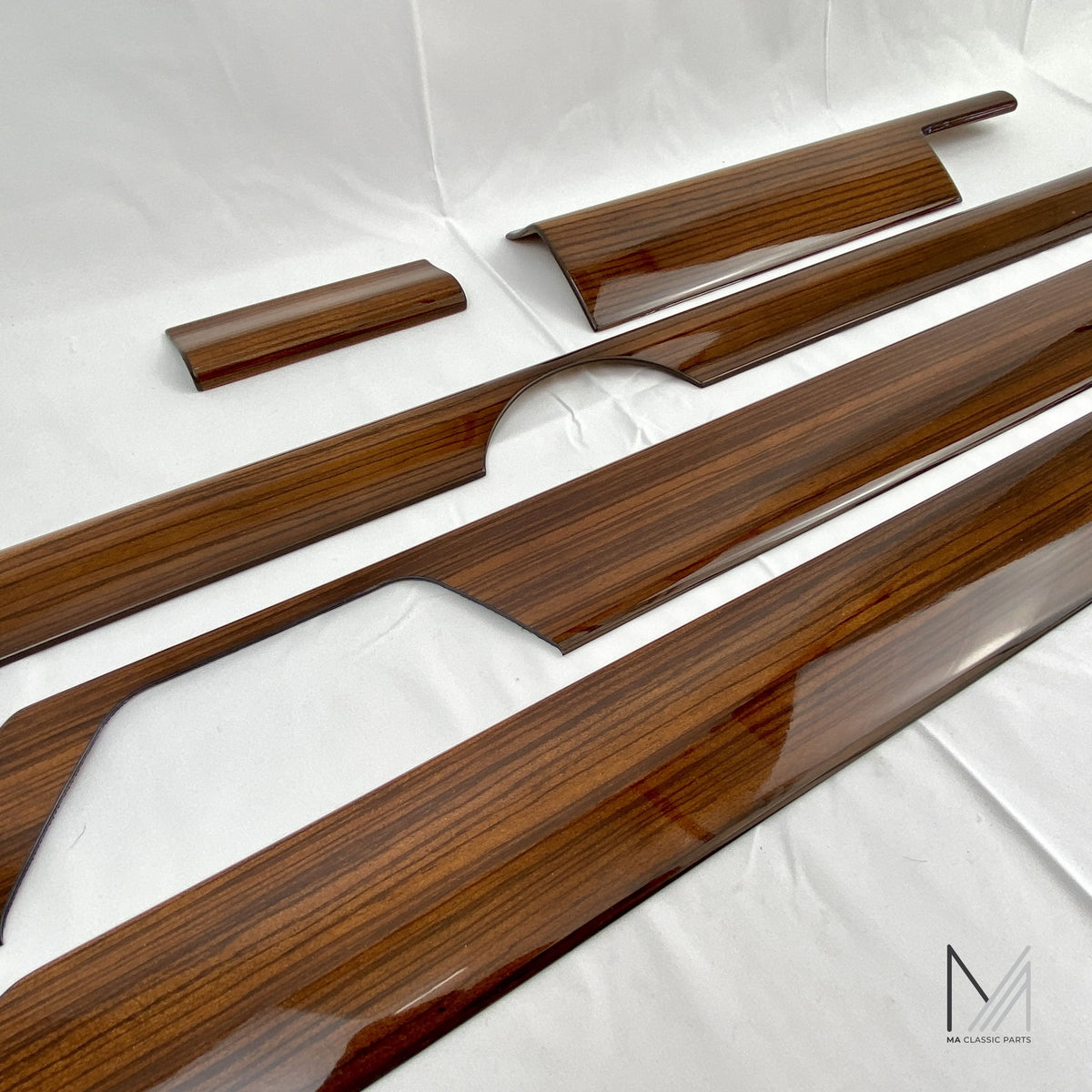 Original Lorinser W124 Zebrano Innenverkleidung Set Coupe NOS – Ansicht 2