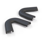 Porsche 924 944 968 924S Türfensterecken-Zierleiste Set von Schwarz 477853375A – Ansicht 2