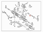 Mercedes-Benz Axialgelenk Spurstange innen 2er-Satz W210 S210 NEU – A2103380415 – Ansicht 4