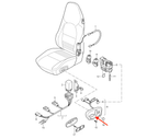 Porsche Sitzverstellung Blende elektrisch 911 996 Boxster 986 NEU – Ansicht 4
