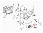 Mercedes-Benz Lautsprechergitter Tür vorne W163 NEU – A1637270188 – Ansicht 4