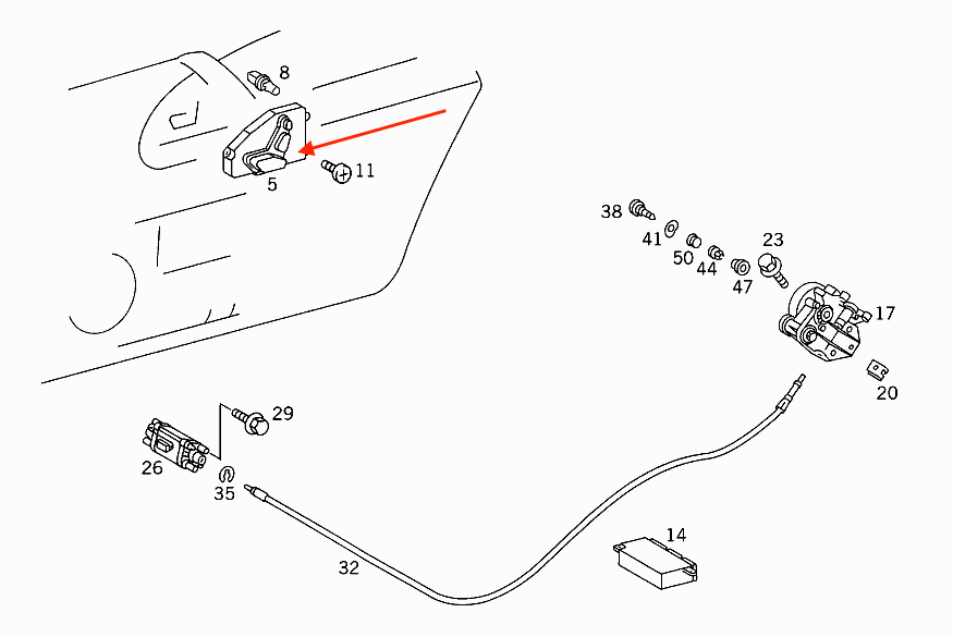 Mercedes-Benz W140 Sitz Verstellung Verkleidung Schalter Knopf Schwarz – A1408201410 – Ansicht 4