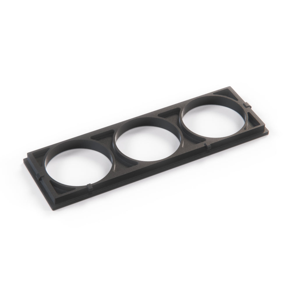 BMW E36 Dreifach Instrumentenhalter Verkleidung Schwarz – Ansicht 2