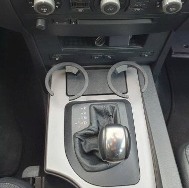 BMW E60 61 doppelt Becherhalter Automatik Gearbox Version Schwarz – Ansicht 6