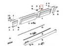 BMW E30 Rocker Verkleidung M Technik M-Tech seitlich Clip Klammer Reparaturset – Ansicht 3
