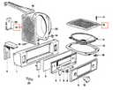 BMW E21 E23 E24 E28 HiFi-System Lautsprecher Abdeckung Set – Ansicht 13
