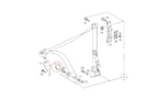 Mercedes-Benz diverse Modelle Sicherheitsgurt Abdeckung Zierleiste Set von 2 – A0008680430 – Ansicht 4