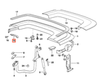 BMW Cabrio Verdeck-Abdeckblende 2er-Satz E36 NEU – Ansicht 4