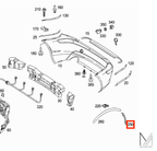 Mercedes-Benz SLK R171 AMG Verlängerung Heckstoßstange – A1716900530 – Ansicht 4