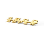 Porsche 356 1600 Super Emblem Gold NEU – Ansicht 2