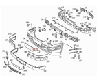 Mercedes-Benz W210 Scheinwerfer Unterlegscheibe Abdeckung li. od. re. Grundiert – A2108850726 – Ansicht 4
