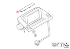 BMW Z4 CID Display SID-Abdeckung E85 E86 NEU – Ansicht 4