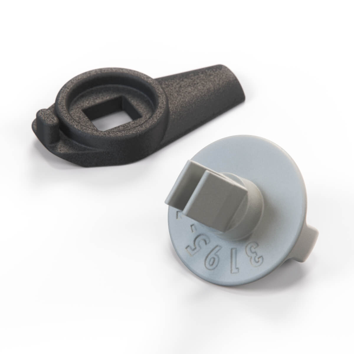 Audi Warndreieck-Halterung Verschluss mit Clip A4 B6 B7 A6 C5 C6 NEU – Ansicht 3