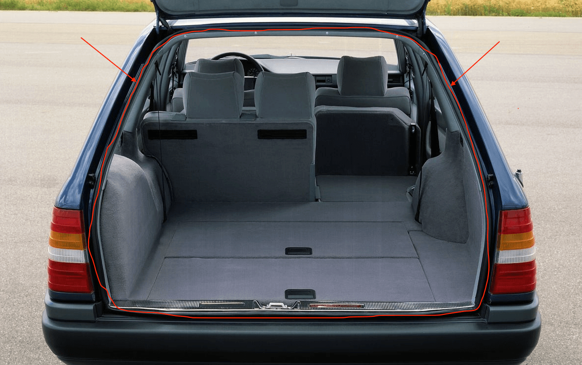 Mercedes-Benz Kofferraumdichtung S124 – A1247400078 – Ansicht 4