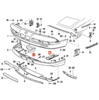 BMW Halter Frontstoßstange E31 NEU – Ansicht 4