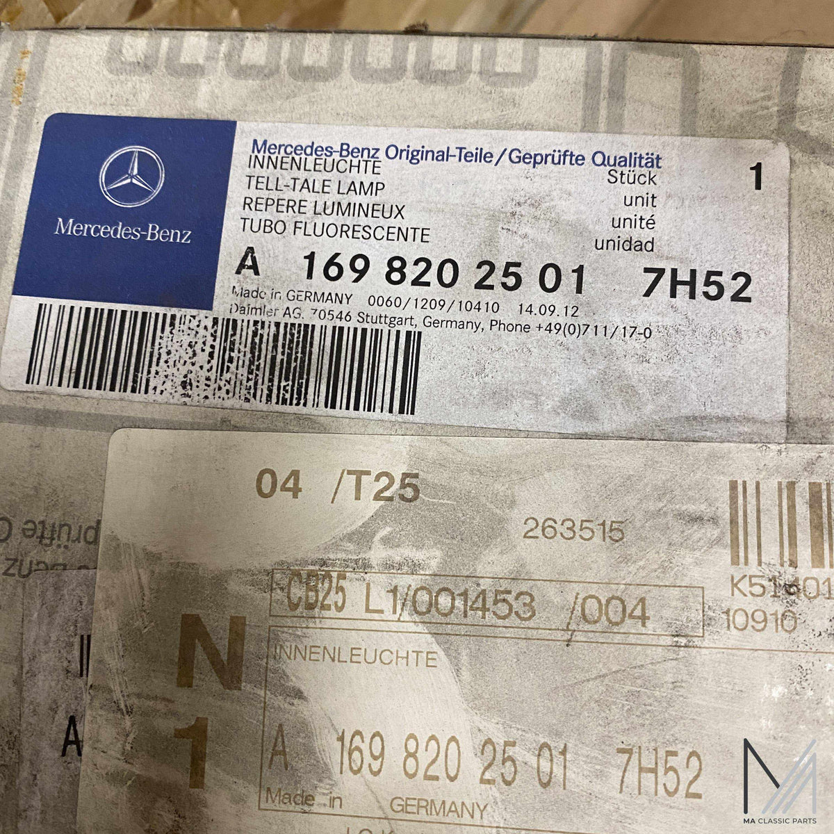 Mercedes-Benz Innenleuchte W169 NOS – Ansicht 4