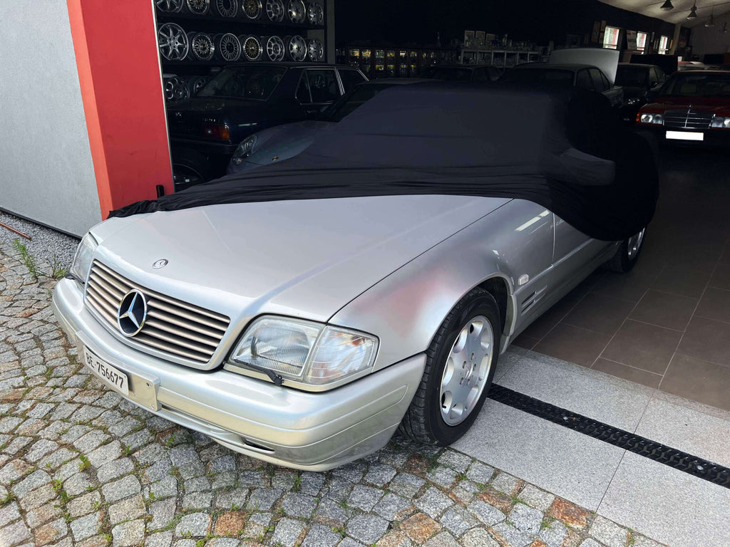 Mercedes-Benz Indoor Autoabdeckung Coupé Schwarz C124 – Ansicht 4