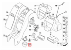 BMW Z4 Ablagefach-Einsatz hintere Mittelkonsole E85 E86 NEU – Ansicht 4