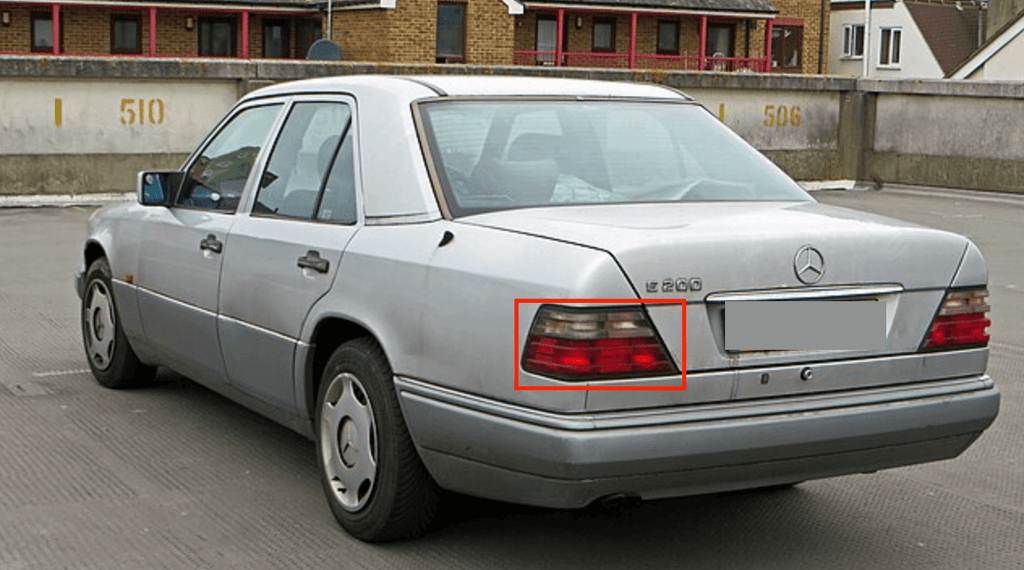 Mercedes-Benz Rückleuchten-Dichtung W124 C124 – A1248260291 – Ansicht 2