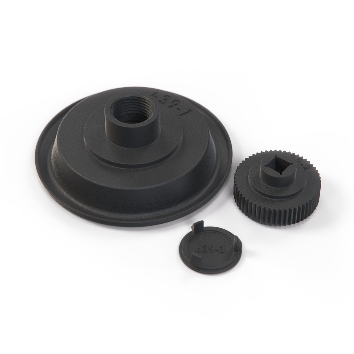 Porsche 911/964 928 Türschloss-Knopfgriff Rosette Schwarz – Ansicht 2