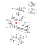 Porsche Schalterblende Mittelkonsole 911 964 993 NEU – Ansicht 4