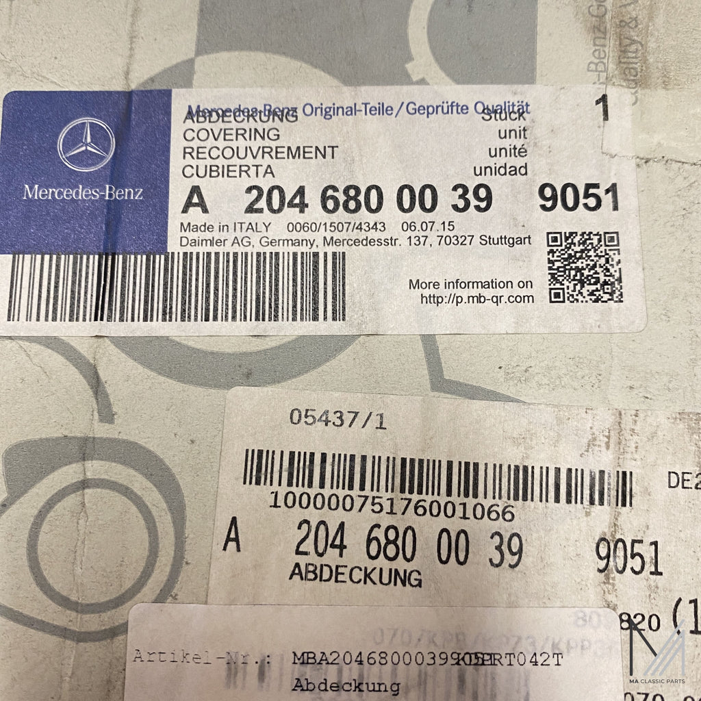 Mercedes-Benz W204 Abdeckung Armaturenbrett NOS – A2046800039 – Ansicht 3
