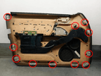 Mercedes-Benz Türverkleidung Clips 11er-Satz C140 NEU – Ansicht 4