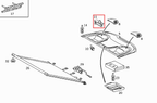 Mercedes-Benz Lehnen-Entriegelungsanzeige W202 W208 W209 – A2086900319 – Ansicht 6
