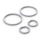 BMW E32 E34 Kombiinstrument Armaturenbrett Zifferblatt Instrument Ringe Set – Ansicht 4