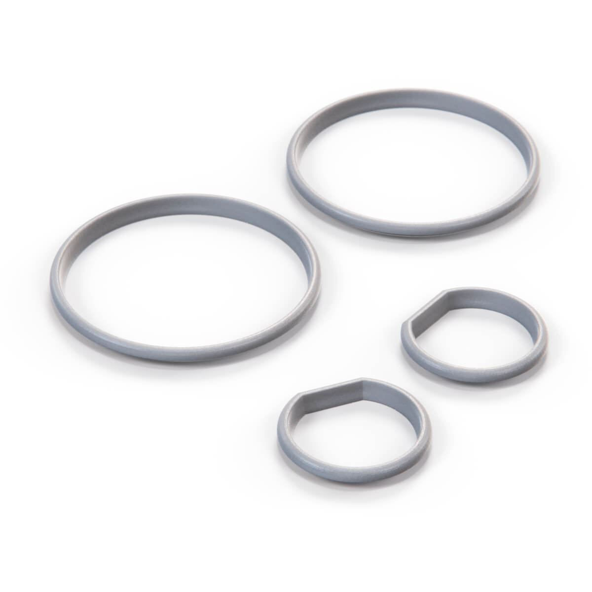 BMW E32 E34 Kombiinstrument Armaturenbrett Zifferblatt Instrument Ringe Set – Ansicht 4