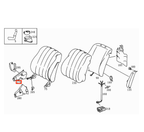 Mercedes-Benz Sitzseitenverkleidung vorne W126 C126 SEC NEU – A1269184530 – Ansicht 5