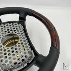 Mercedes-Benz W126 W123 W460 Lederlenkrad Wurzelholz – Ansicht 3