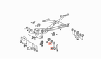Mercedes-Benz Fensterkurbel-Satz W108 W111 W113 W114 W115 – A1087600202 – Ansicht 3