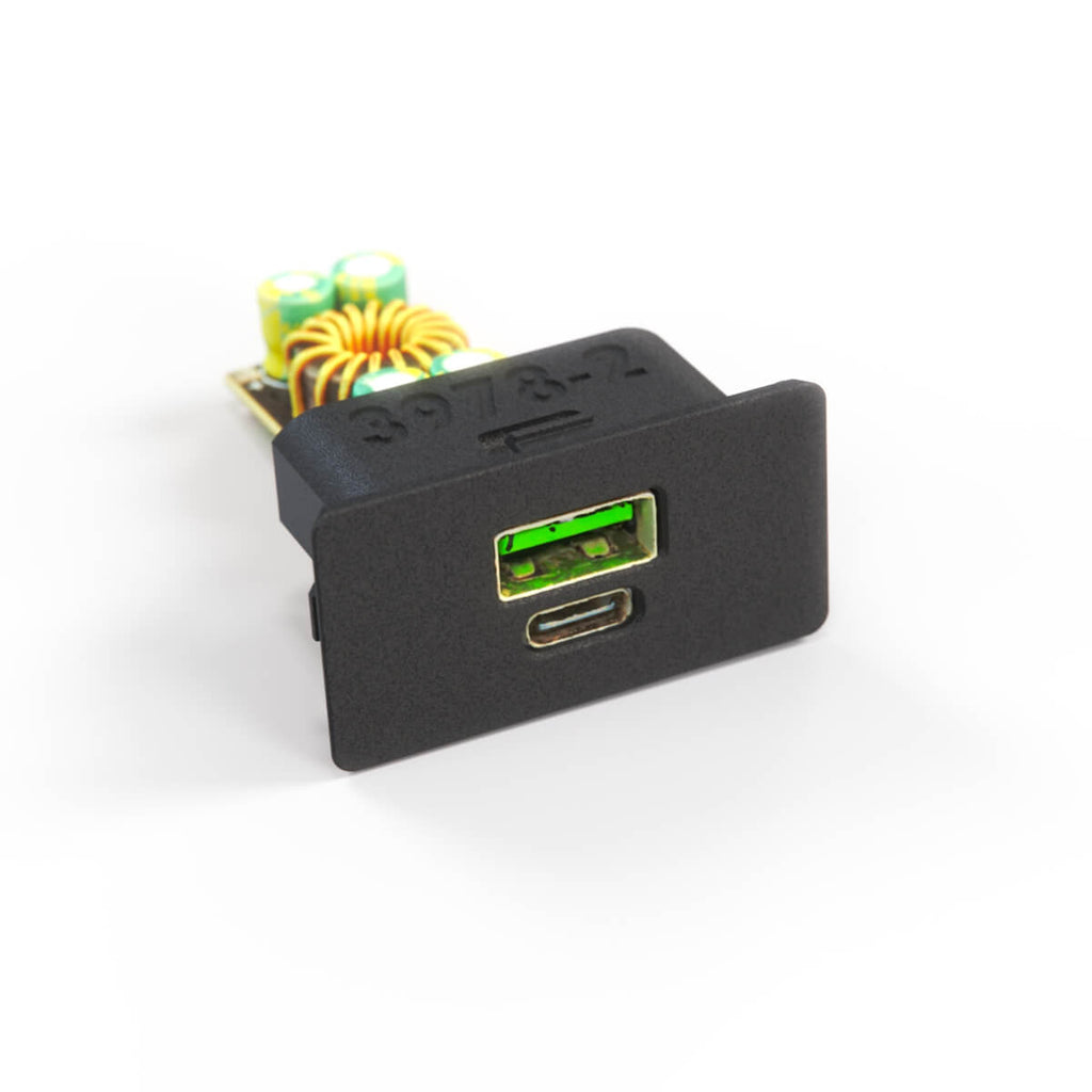 BMW Z3 Schalter-Blindabdeckung mit USB-Ladebuchse NEU